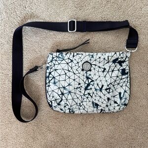 lululemon athletica White and Blue Crossbody Bag